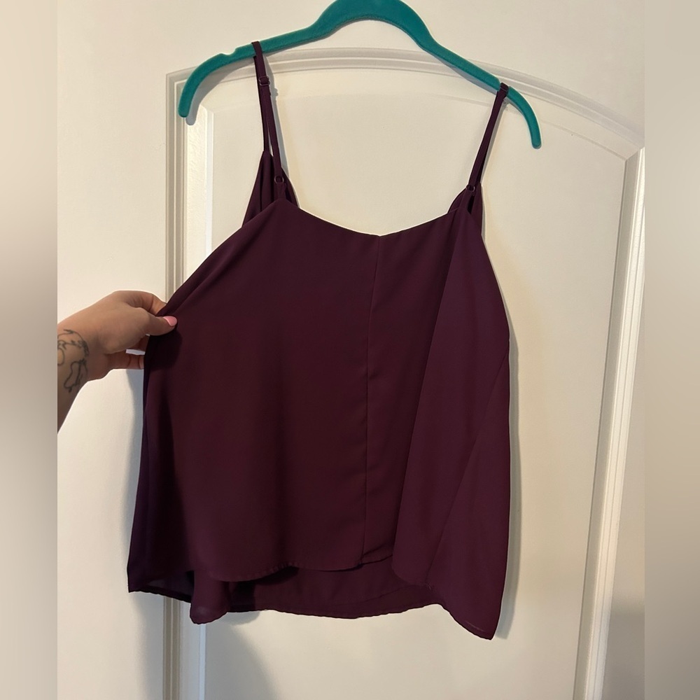 Papermoon Deep Purple Camisole Top Size Medium - Picture 5 of 5